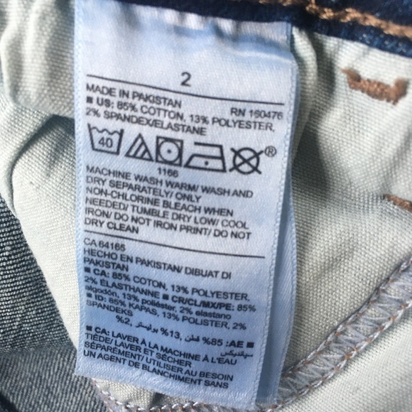 Old Navy Rockstar Mid-Rise Ankle Front Seam 2 - Picture 4 of 9